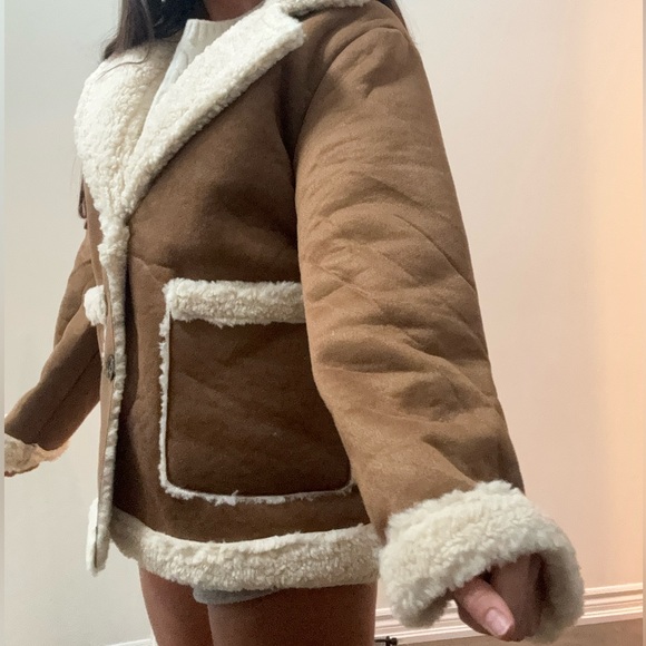 Princess Polly Marysville Faux Fur Oversized Jacket - New with tags - Picture 3 of 5